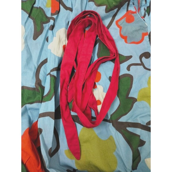 Rhode Resort Tara Jumpsuit Rainbow Floral Printed Collared Cotton L NEW 281977 - Picture 7 of 7